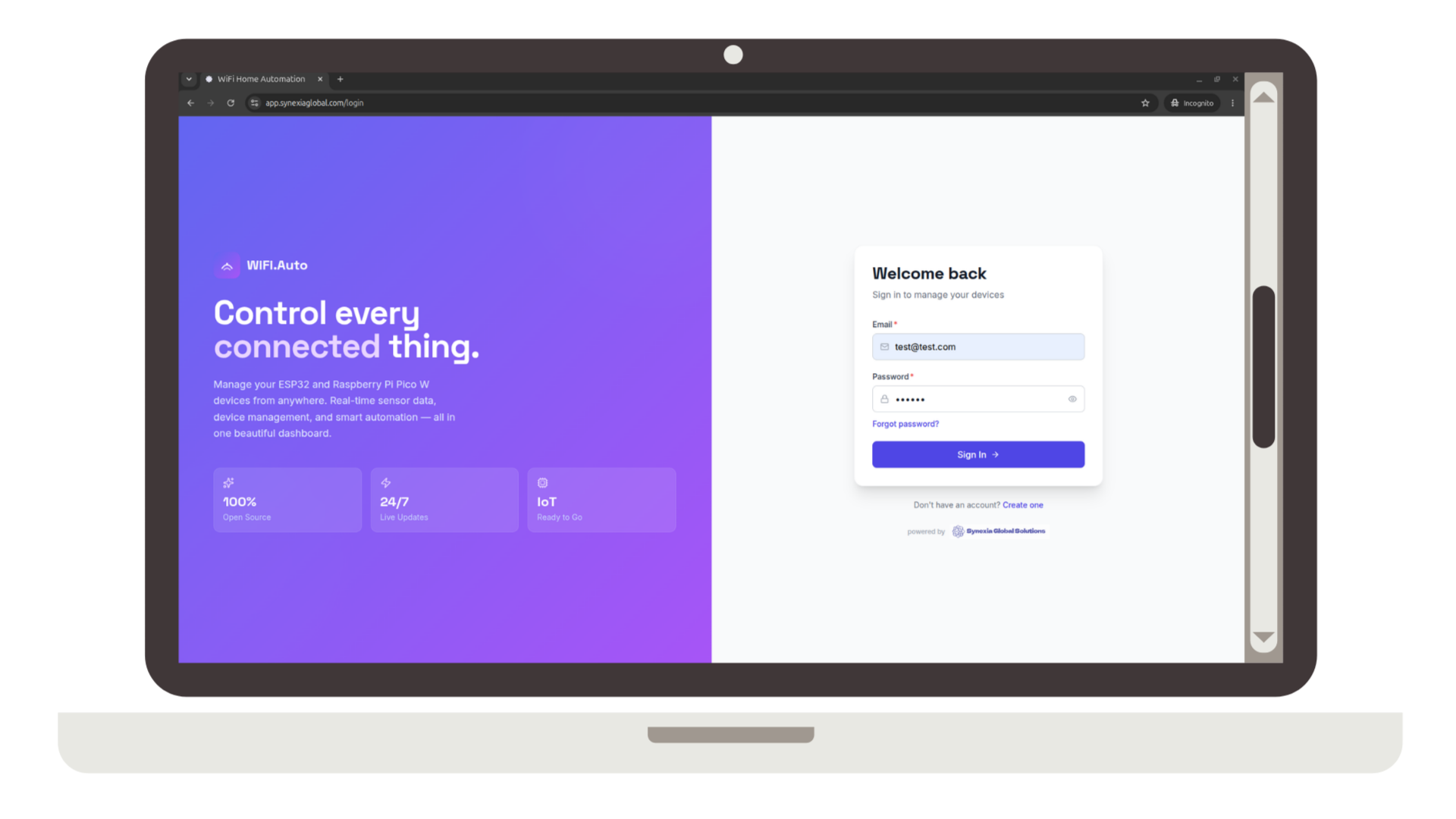 Wifi.Auth Login